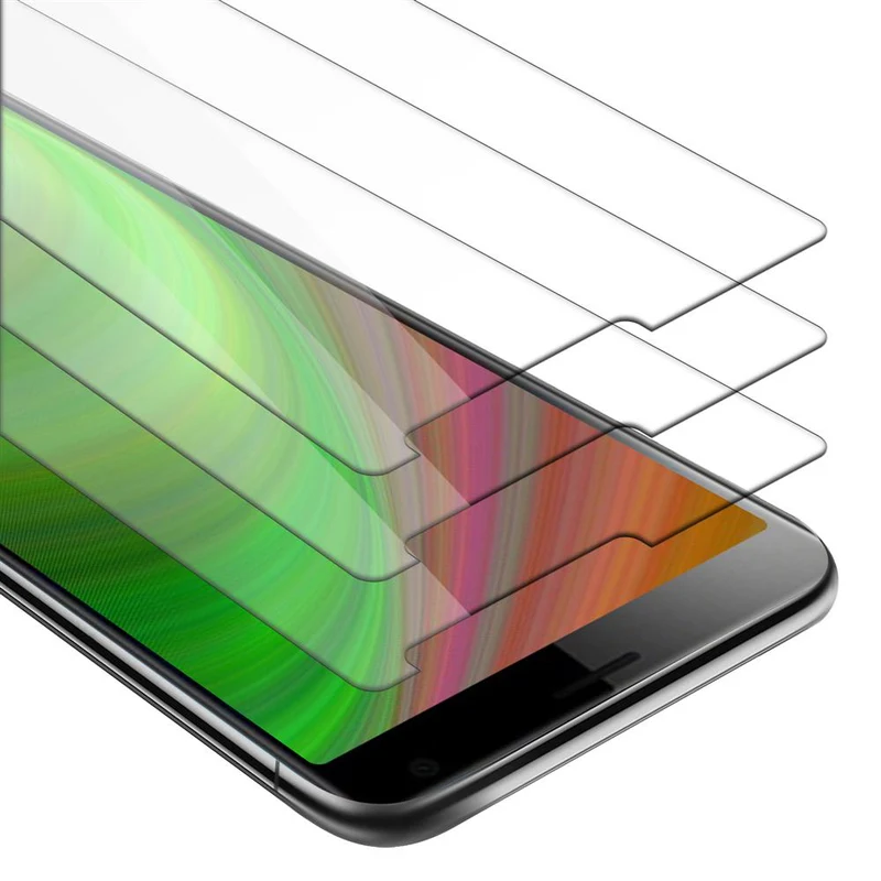 Cadorabo 3x Panzer Folie kompatibel mit Sony Xperia 10 PLUS - Schutzfolie 3er Pack Gehärtetes (Tempered) Display-Schutzglas in 9H Härte mit 3D Touch Kompatibilität