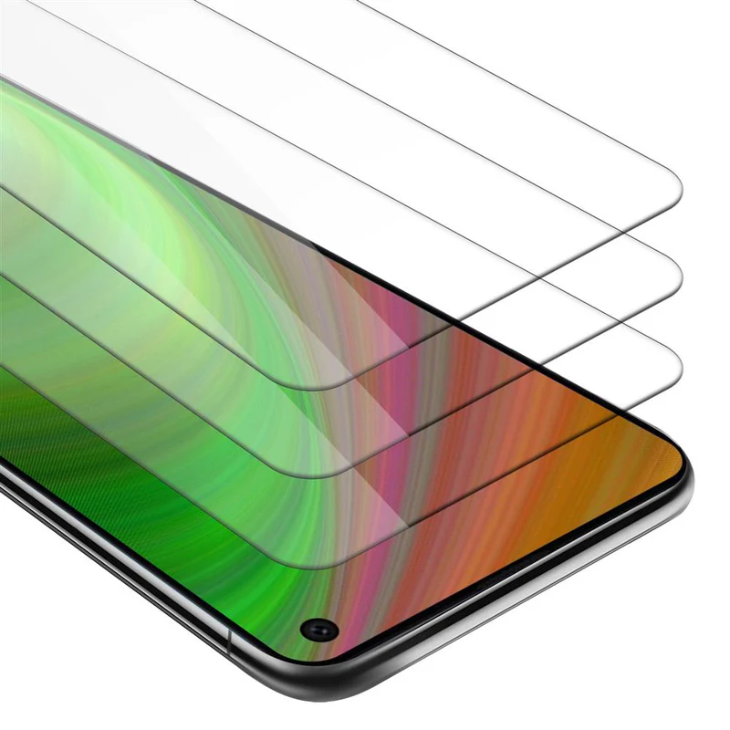 Cadorabo 3x Panzer Folie kompatibel mit Samsung Galaxy S10e - Schutzfolie 3er Pack Gehärtetes (Tempered) Display-Schutzglas in 9H Härte mit 3D Touch Kompatibilität