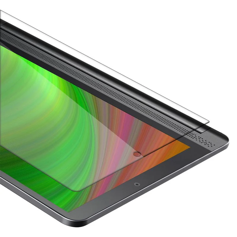 Cadorabo Panzer Folie kompatibel mit Lenovo Yoga Tab 3 PLUS (10.1 Zoll) Gehärtetes (Tempered) Display-Schutzglas in 9H Härte mit 3D Touch Kompatibilität