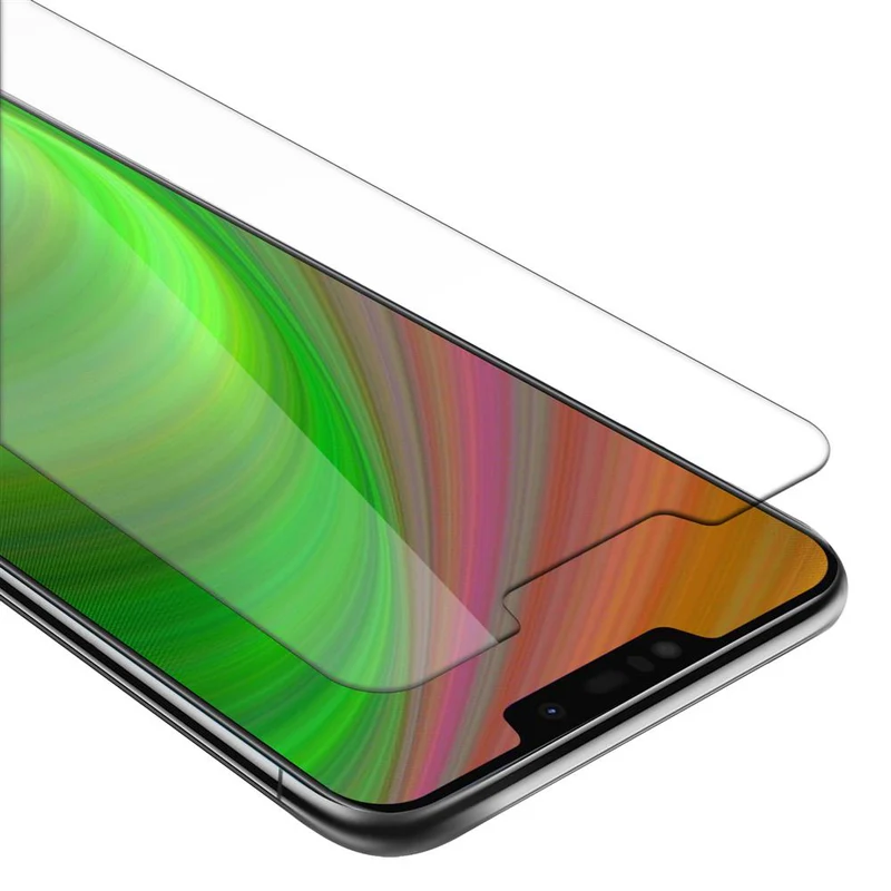 Cadorabo Panzer Folie kompatibel mit Asus ZenFone MAX M2 - Schutzfolie Gehärtetes (Tempered) Display-Schutzglas in 9H Härte mit 3D Touch Kompatibilität