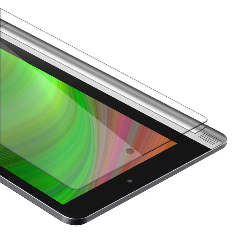 Cadorabo Panzer Folie kompatibel mit Lenovo Yoga Tab 2 (10.1 Zoll) Gehärtetes (Tempered) Display-Schutzglas in 9H Härte mit 3D Touch Kompatibilität