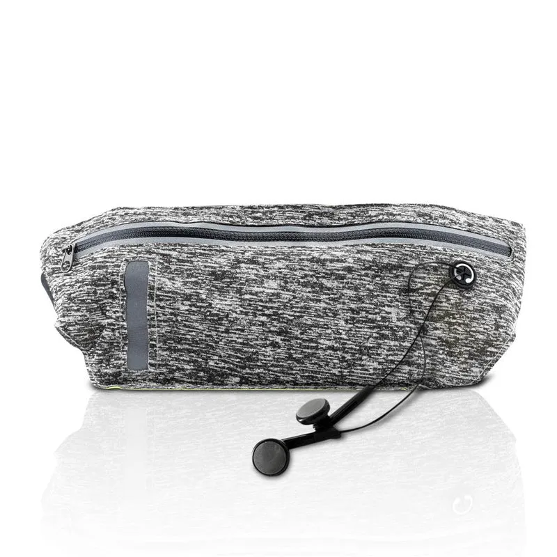 Cadorabo Sport Bauchtasche mit Flaschenfach und Fach für Handys Längenverstellbare Hüfttasche Gürteltasche Handytasche und Reißverschluss