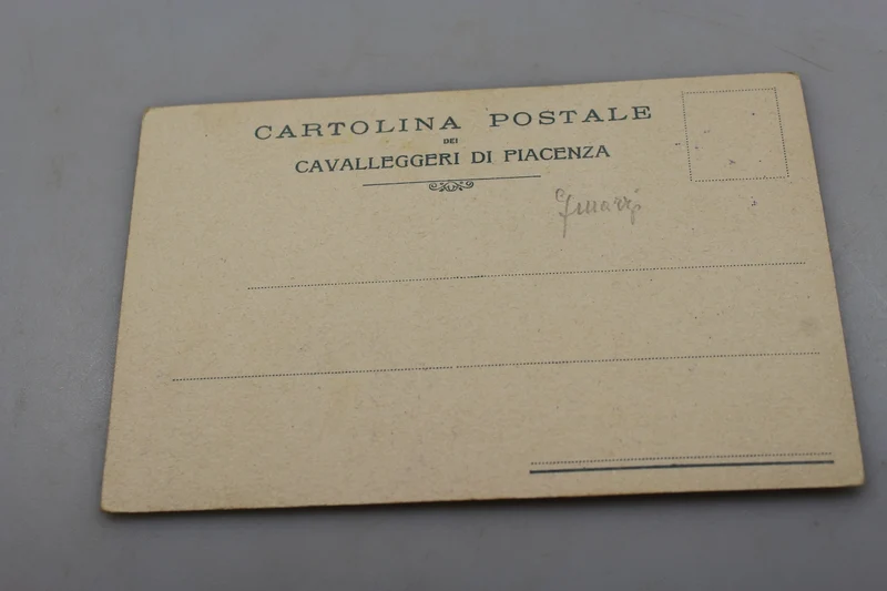 Postkarte „Piacenza-Kavallerie“