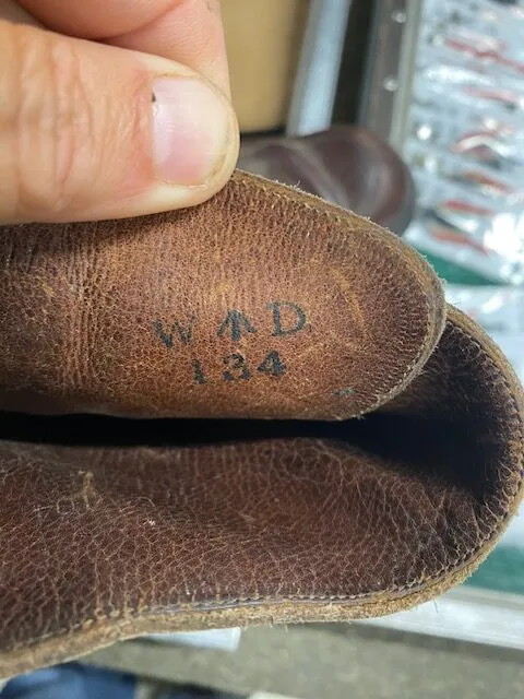 Britische Offiziersstiefel aus dem 2. Weltkrieg