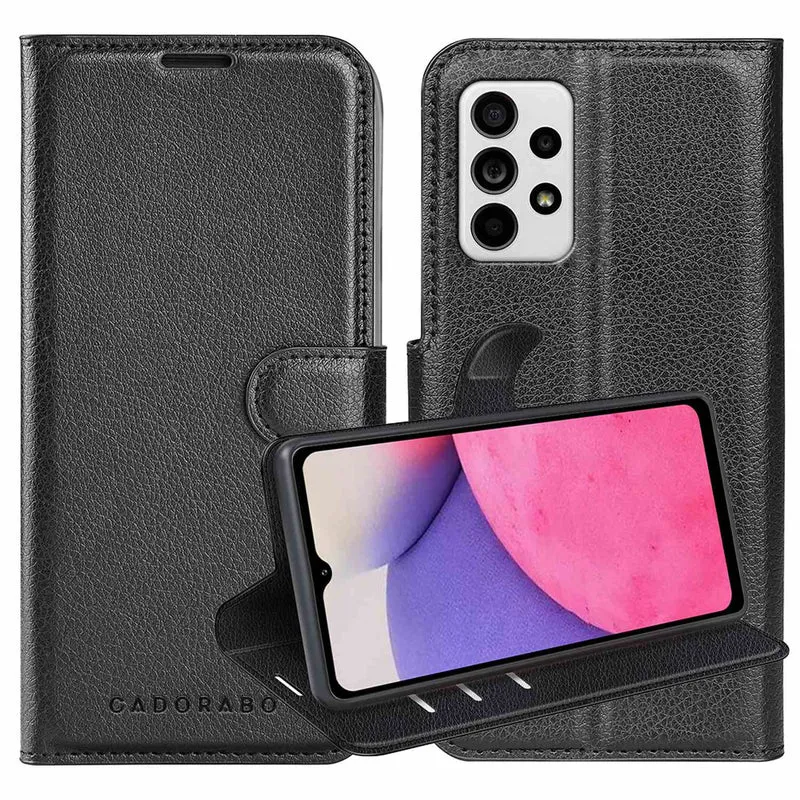 Cadorabo Hülle kompatibel mit Samsung Galaxy A33 5G Schutzhülle mit Magnetverschluss, Standfunktion und Kartenfach