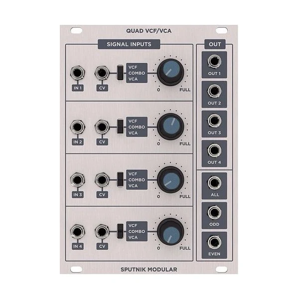 Sputnik Modular Quad VCF / VCA