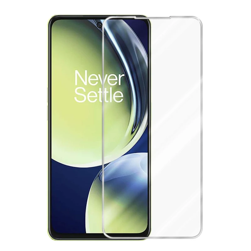 Cadorabo Panzer Folie kompatibel mit OnePlus Nord CE 3 LITE 5G - Schutzfolie Gehärtetes (Tempered) Display-Schutzglas in 9H Härte mit 3D Touch Kompatibilität