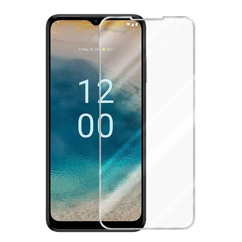 Cadorabo Panzer Folie kompatibel mit Nokia G22 - Schutzfolie Gehärtetes (Tempered) Display-Schutzglas in 9H Härte mit 3D Touch Kompatibilität