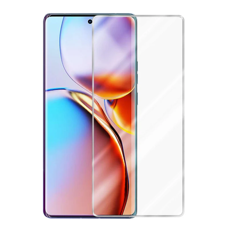 Cadorabo Panzer Folie kompatibel mit Motorola EDGE 40 PRO - Schutzfolie Gehärtetes (Tempered) Display-Schutzglas in 9H Härte mit 3D Touch Kompatibilität