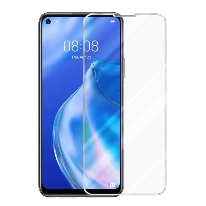 Cadorabo Panzer Folie kompatibel mit Huawei P40 LITE 5G / NOVA 7 SE - Schutzfolie Gehärtetes (Tempered) Display-Schutzglas in 9H Härte mit 3D Touch Kompatibilität