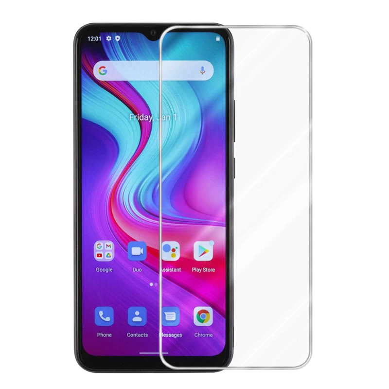 Cadorabo Panzer Folie kompatibel mit Doogee X96 / X96 PRO - Schutzfolie Gehärtetes (Tempered) Display-Schutzglas in 9H Härte mit 3D Touch Kompatibilität