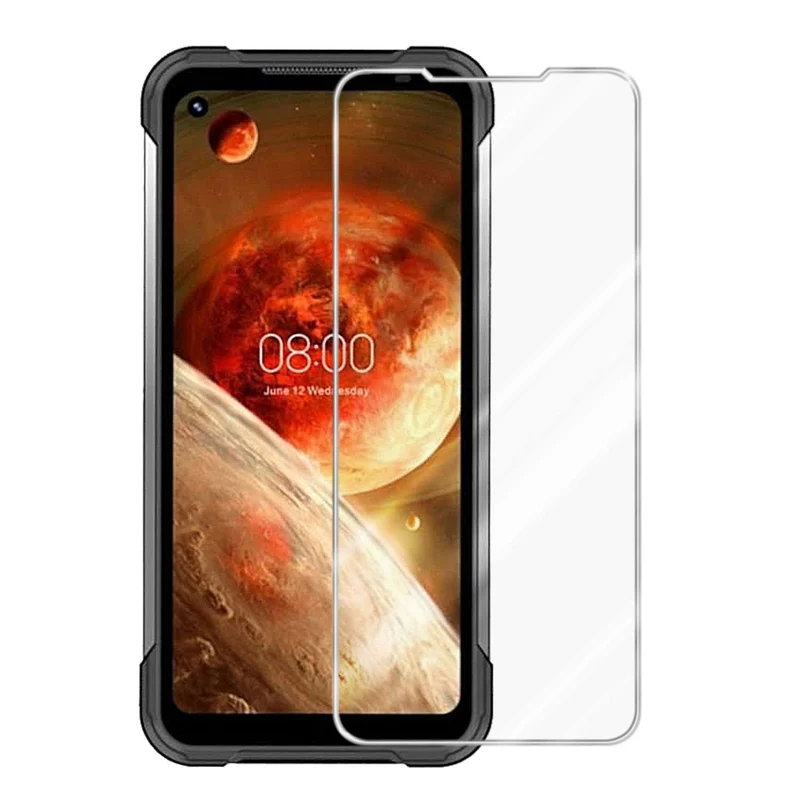 Cadorabo Panzer Folie kompatibel mit Doogee S97 PRO - Schutzfolie Gehärtetes (Tempered) Display-Schutzglas in 9H Härte mit 3D Touch Kompatibilität