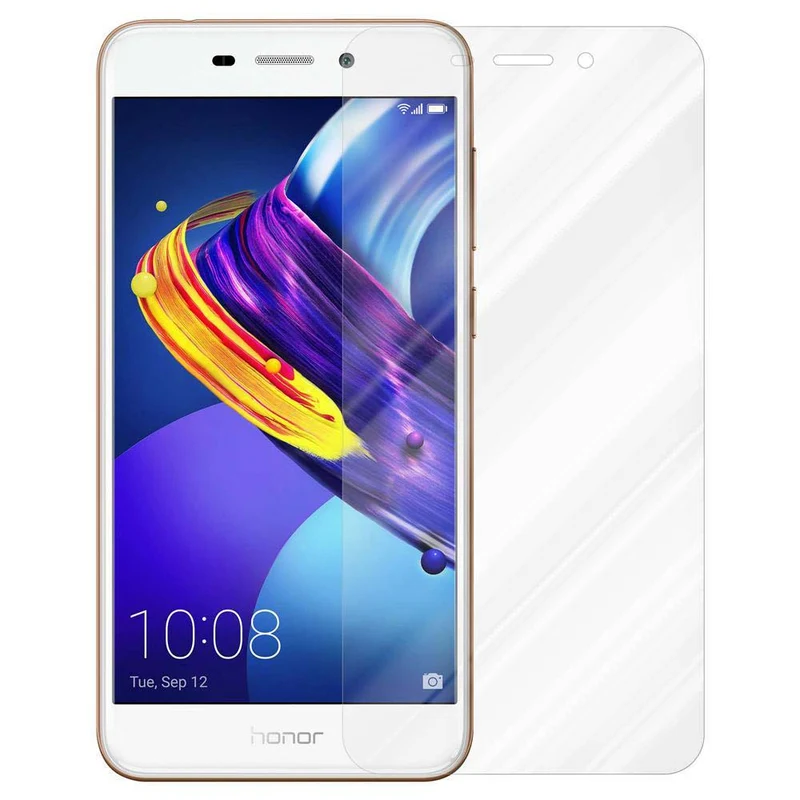 Cadorabo Panzer Folie kompatibel mit Honor 6C - Schutzfolie Gehärtetes (Tempered) Display-Schutzglas in 9H Härte mit 3D Touch Kompatibilität