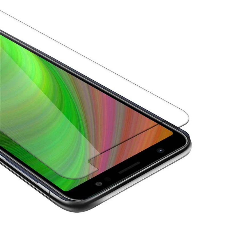 Cadorabo Panzer Folie kompatibel mit Asus ZenFone MAX PLUS M1 - Schutzfolie Gehärtetes (Tempered) Display-Schutzglas in 9H Härte mit 3D Touch Kompatibilität
