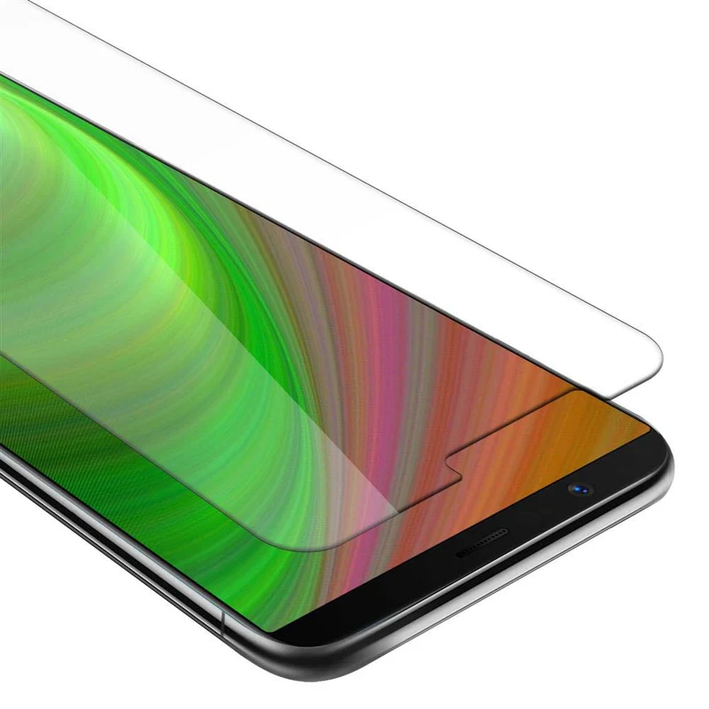 Cadorabo Panzer Folie kompatibel mit OnePlus 5T - Schutzfolie Gehärtetes (Tempered) Display-Schutzglas in 9H Härte mit 3D Touch Kompatibilität