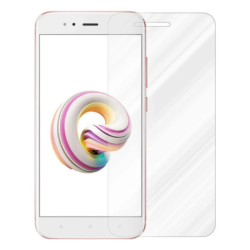 Cadorabo Panzer Folie kompatibel mit Xiaomi Mi A1 / Mi 5X - Schutzfolie Gehärtetes (Tempered) Display-Schutzglas in 9H Härte mit 3D Touch Kompatibilität
