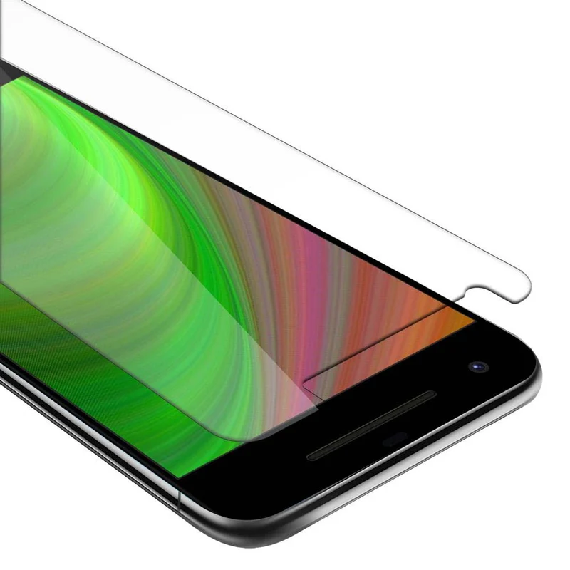 Cadorabo Panzer Folie kompatibel mit Google PIXEL 2 - Schutzfolie Gehärtetes (Tempered) Display-Schutzglas in 9H Härte mit 3D Touch Kompatibilität