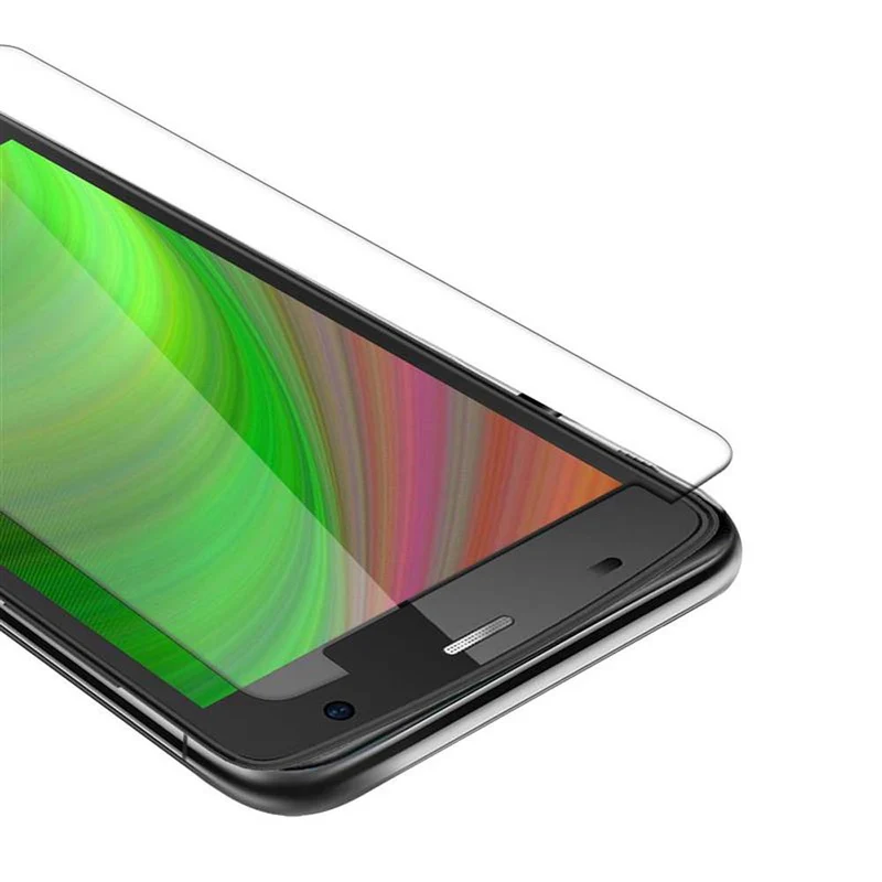 Cadorabo Panzer Folie kompatibel mit ZTE Blade L5 PLUS - Schutzfolie Gehärtetes (Tempered) Display-Schutzglas in 9H Härte mit 3D Touch Kompatibilität
