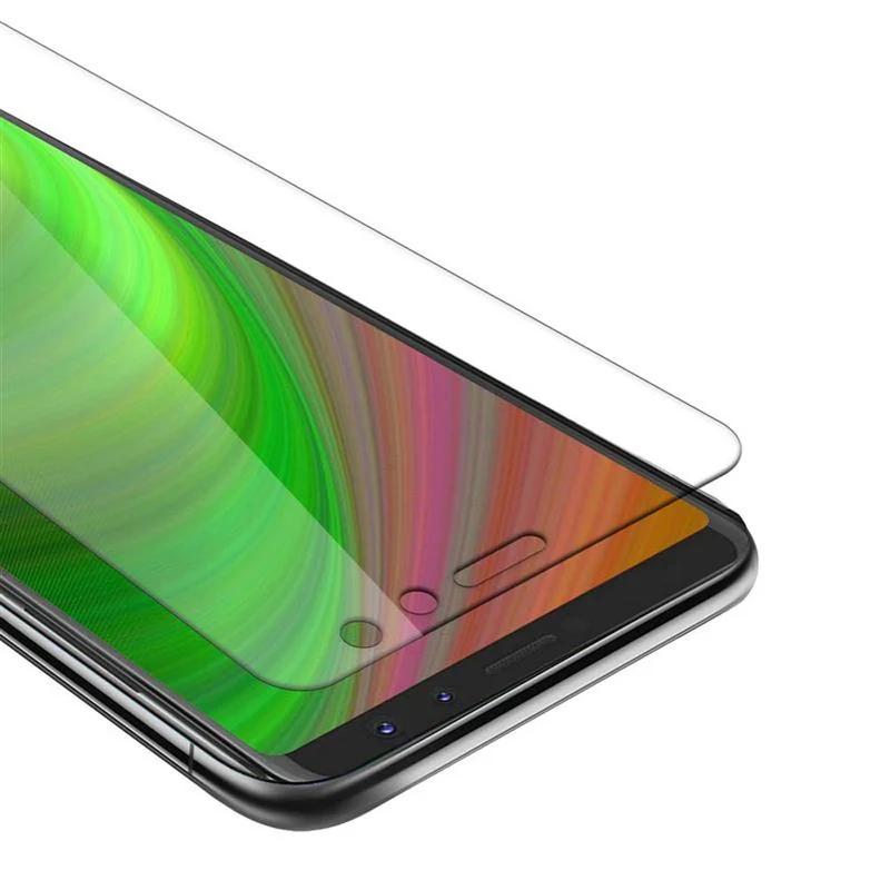 Cadorabo Panzer Folie kompatibel mit WIKO VIEW PRIME - Schutzfolie Gehärtetes (Tempered) Display-Schutzglas in 9H Härte mit 3D Touch Kompatibilität