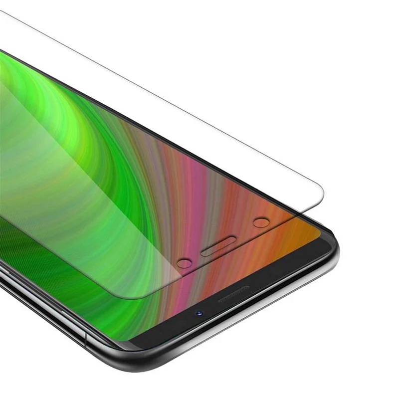 Cadorabo Panzer Folie kompatibel mit WIKO VIEW - Schutzfolie Gehärtetes (Tempered) Display-Schutzglas in 9H Härte mit 3D Touch Kompatibilität