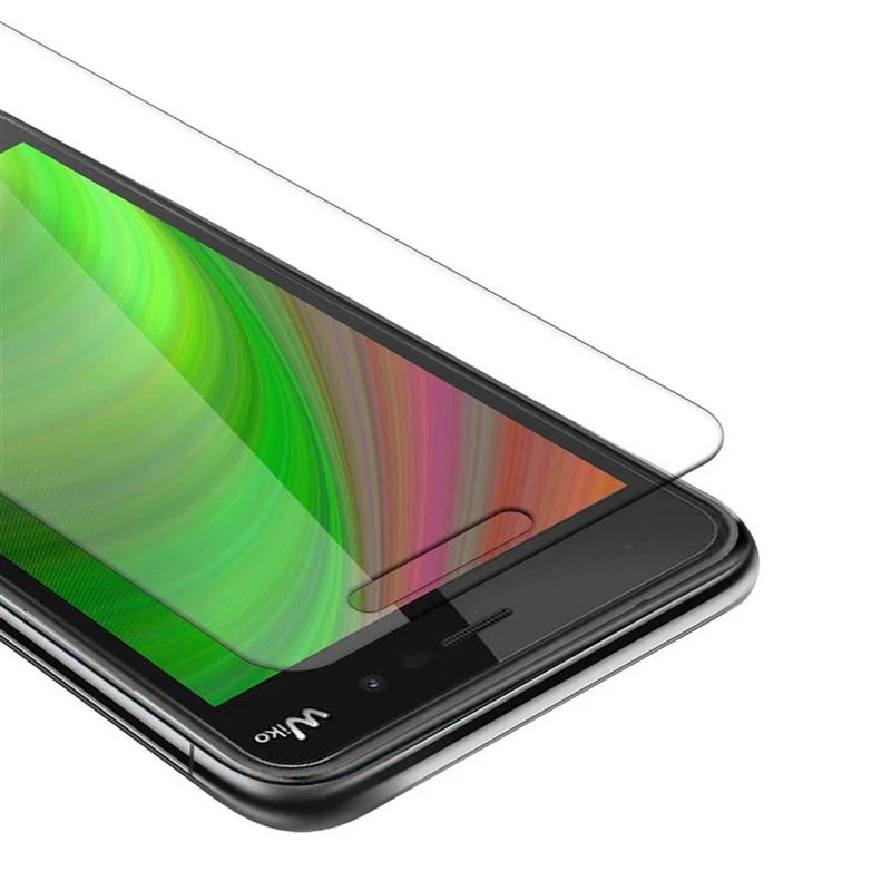 Cadorabo Panzer Folie kompatibel mit WIKO LENNY 4 PLUS - Schutzfolie Gehärtetes (Tempered) Display-Schutzglas in 9H Härte mit 3D Touch Kompatibilität