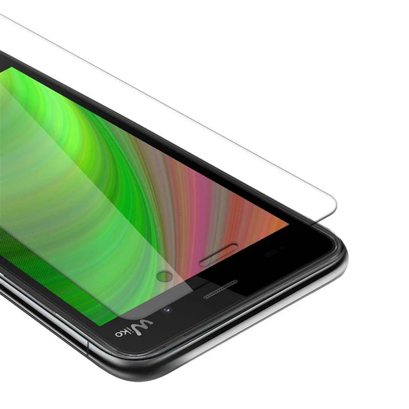 Cadorabo Panzer Folie kompatibel mit WIKO LENNY 3 - Schutzfolie Gehärtetes (Tempered) Display-Schutzglas in 9H Härte mit 3D Touch Kompatibilität