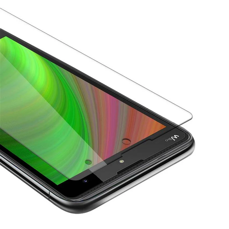 Cadorabo Panzer Folie kompatibel mit WIKO ROBBY - Schutzfolie Gehärtetes (Tempered) Display-Schutzglas in 9H Härte mit 3D Touch Kompatibilität