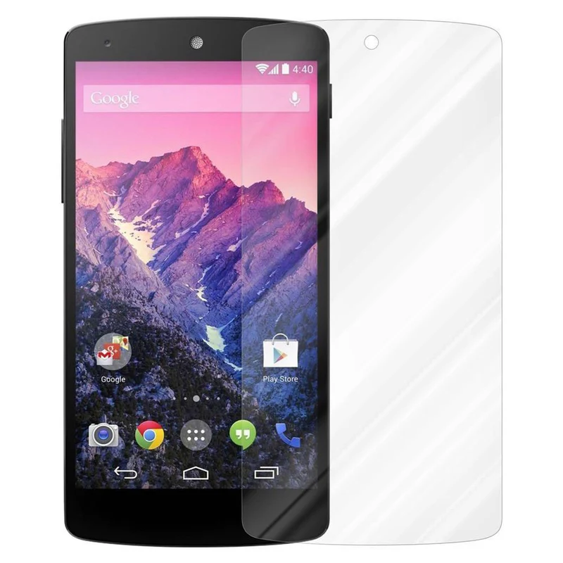 Cadorabo Panzer Folie kompatibel mit LG Google NEXUS 5 - Schutzfolie Gehärtetes (Tempered) Display-Schutzglas in 9H Härte mit 3D Touch Kompatibilität