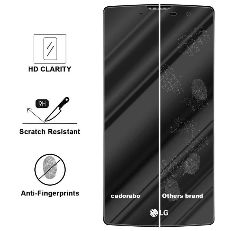 Cadorabo Panzer Folie kompatibel mit LG G4C / G4 MINI / MAGNA - Schutzfolie Gehärtetes (Tempered) Display-Schutzglas in 9H Härte mit 3D Touch Kompatibilität