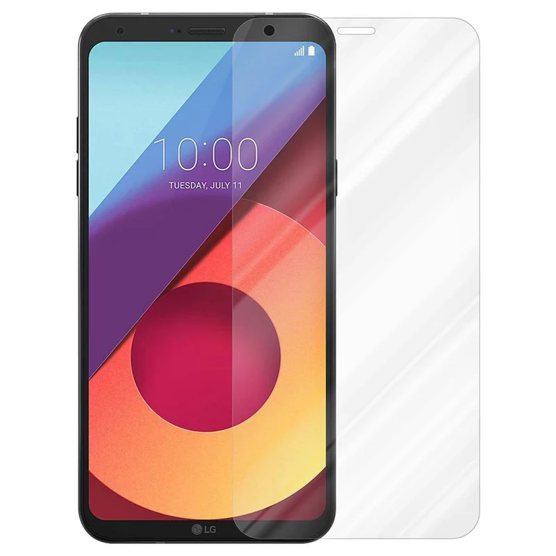 Cadorabo Panzer Folie kompatibel mit LG Q6 / G6 MINI - Schutzfolie Gehärtetes (Tempered) Display-Schutzglas in 9H Härte mit 3D Touch Kompatibilität
