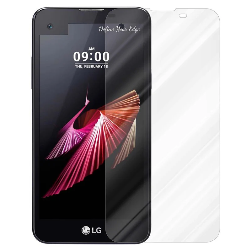 Cadorabo Panzer Folie kompatibel mit LG X SCREEN - Schutzfolie Gehärtetes (Tempered) Display-Schutzglas in 9H Härte mit 3D Touch Kompatibilität