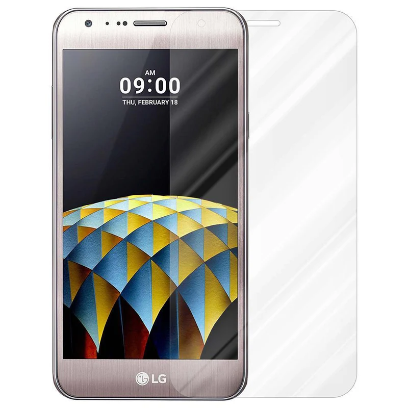 Cadorabo Panzer Folie kompatibel mit LG X CAM - Schutzfolie Gehärtetes (Tempered) Display-Schutzglas in 9H Härte mit 3D Touch Kompatibilität