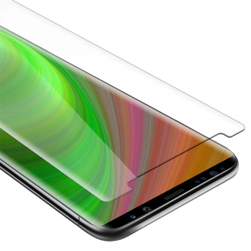 Cadorabo Panzer Folie kompatibel mit Samsung Galaxy NOTE 8 - Schutzfolie Gehärtetes (Tempered) Display-Schutzglas in 9H Härte mit 3D Touch Kompatibilität
