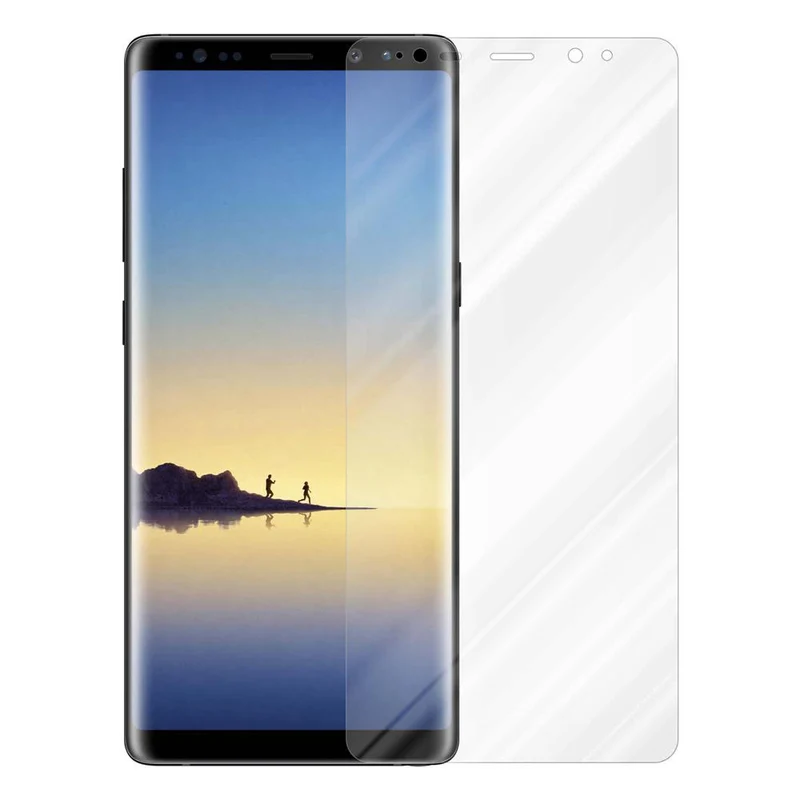 Cadorabo Panzer Folie kompatibel mit Samsung Galaxy NOTE 8 - Schutzfolie Gehärtetes (Tempered) Display-Schutzglas in 9H Härte mit 3D Touch Kompatibilität