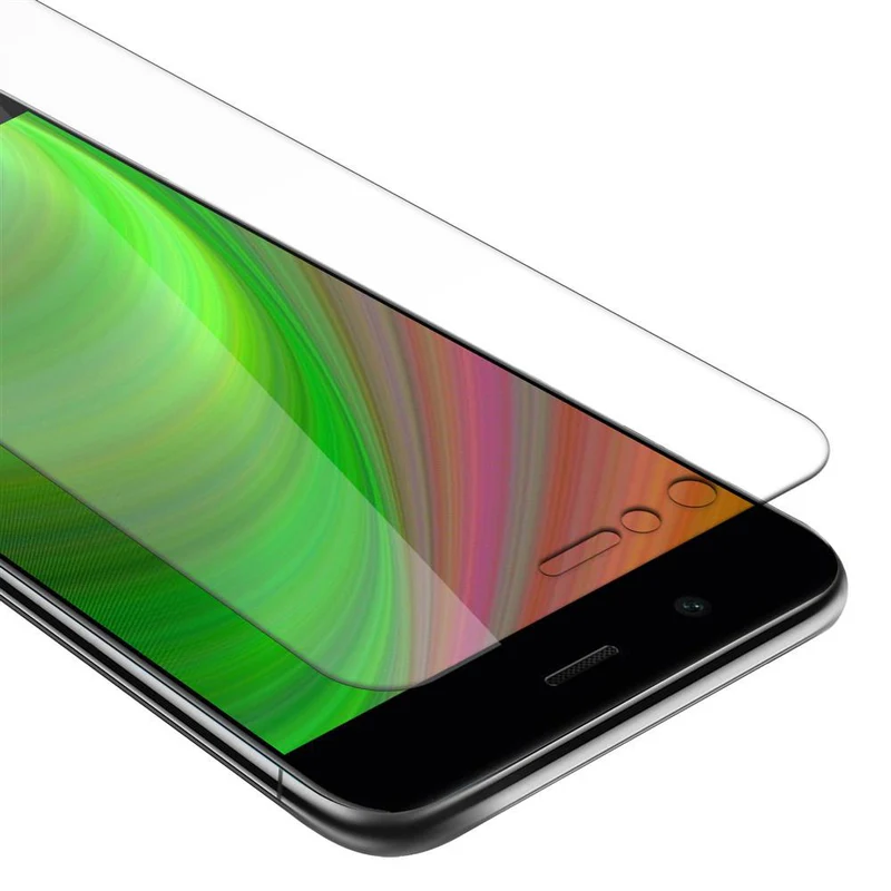 Cadorabo Panzer Folie kompatibel mit Huawei NOVA 2 - Schutzfolie Gehärtetes (Tempered) Display-Schutzglas in 9H Härte mit 3D Touch Kompatibilität