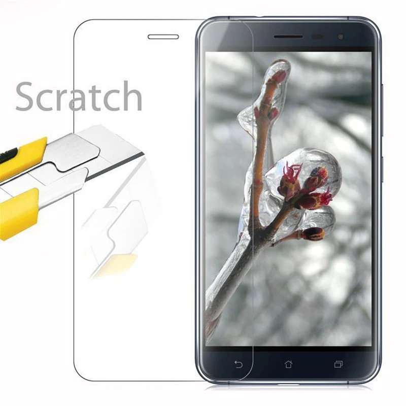Cadorabo Panzer Folie kompatibel mit Asus ZenFone 3 (5.2 Zoll) - Schutzfolie Gehärtetes (Tempered) Display-Schutzglas in 9H Härte mit 3D Touch Kompatibilität