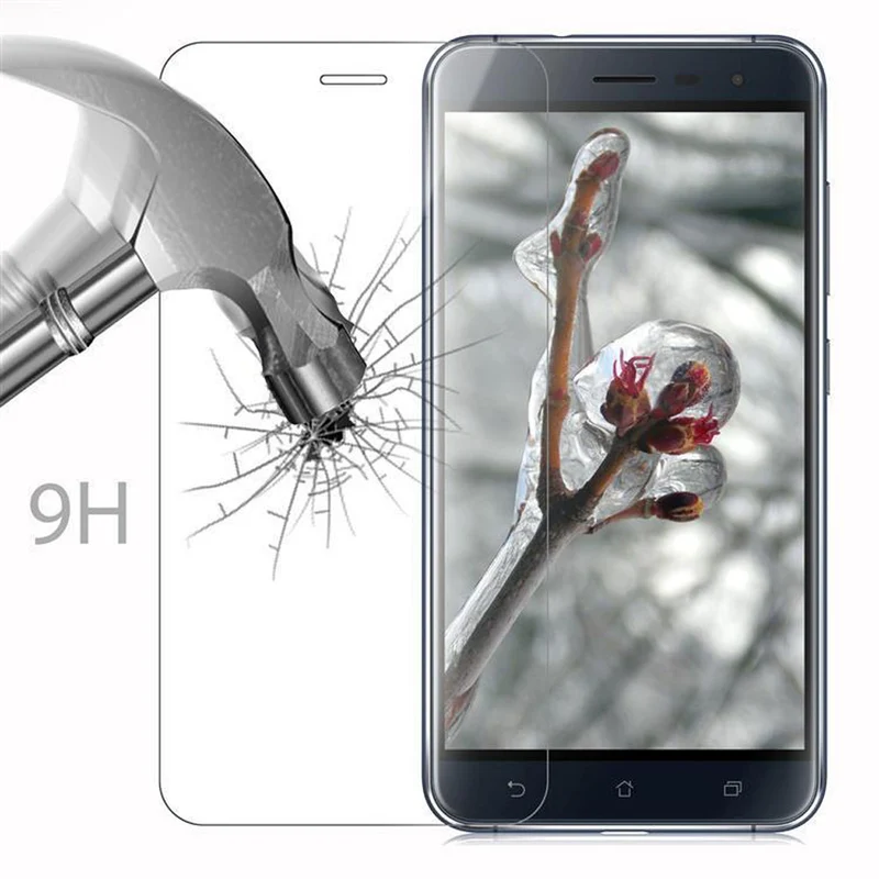 Cadorabo Panzer Folie kompatibel mit Asus ZenFone 3 (5.2 Zoll) - Schutzfolie Gehärtetes (Tempered) Display-Schutzglas in 9H Härte mit 3D Touch Kompatibilität