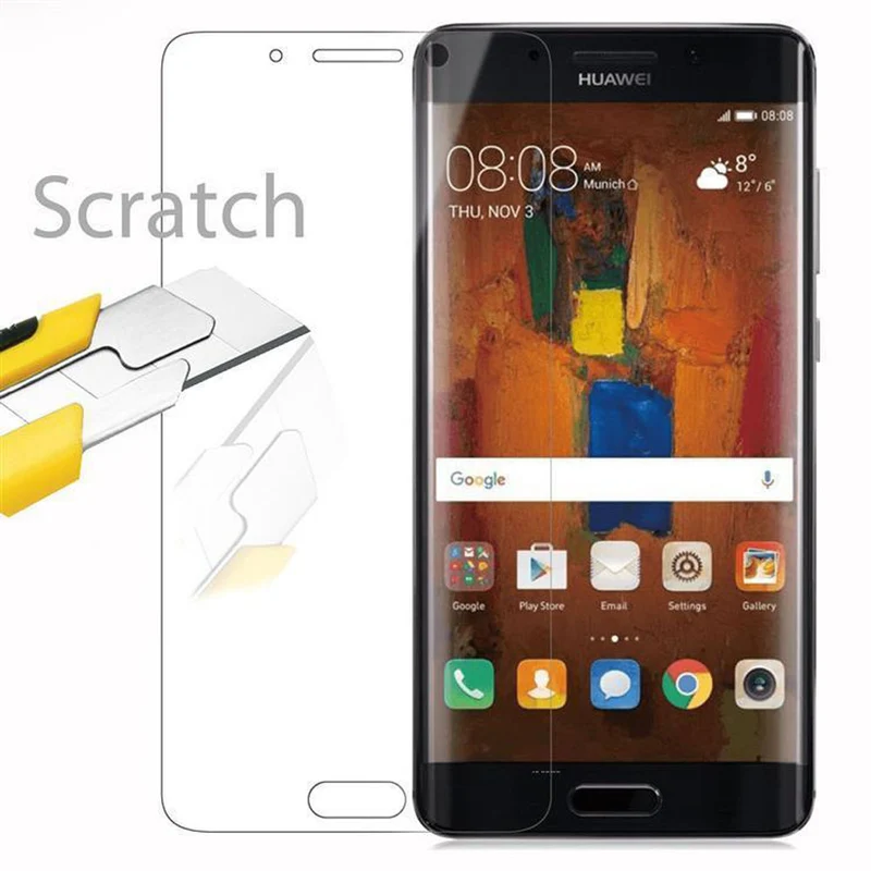 Cadorabo Panzer Folie kompatibel mit Huawei MATE 9 PRO - Schutzfolie Gehärtetes (Tempered) Display-Schutzglas in 9H Härte mit 3D Touch Kompatibilität
