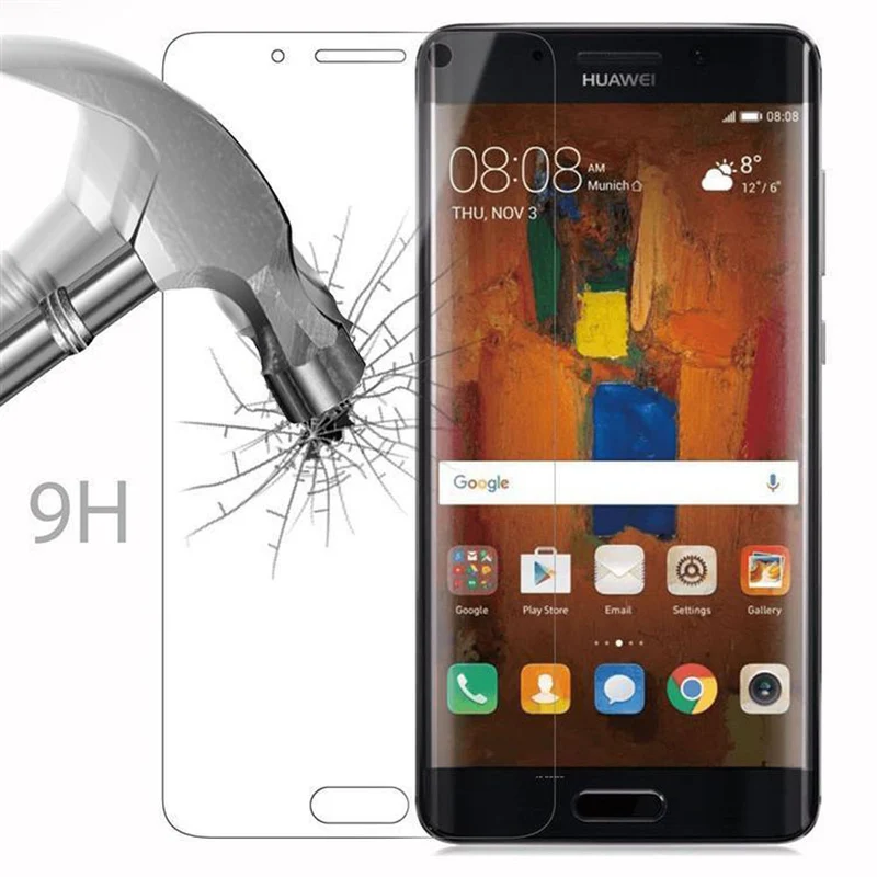 Cadorabo Panzer Folie kompatibel mit Huawei MATE 9 PRO - Schutzfolie Gehärtetes (Tempered) Display-Schutzglas in 9H Härte mit 3D Touch Kompatibilität