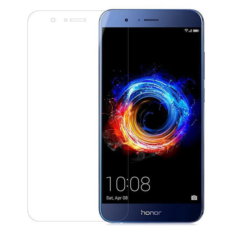 Cadorabo Panzer Folie kompatibel mit Honor 8 PRO - Schutzfolie Gehärtetes (Tempered) Display-Schutzglas in 9H Härte mit 3D Touch Kompatibilität