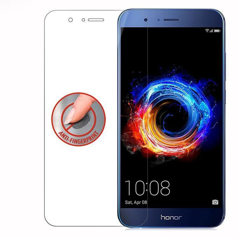 Cadorabo Panzer Folie kompatibel mit Honor 8 PRO - Schutzfolie Gehärtetes (Tempered) Display-Schutzglas in 9H Härte mit 3D Touch Kompatibilität