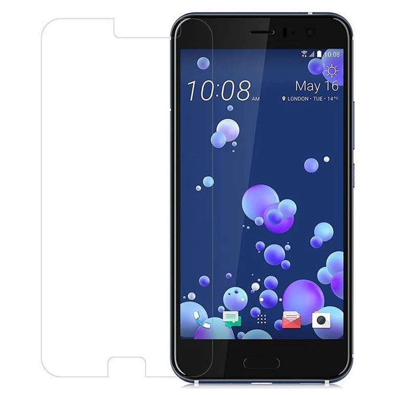 Cadorabo Panzer Folie kompatibel mit HTC OCEAN / U11 - Schutzfolie Gehärtetes (Tempered) Display-Schutzglas in 9H Härte mit 3D Touch Kompatibilität