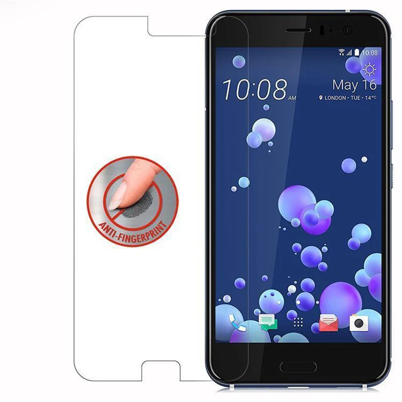 Cadorabo Panzer Folie kompatibel mit HTC OCEAN / U11 - Schutzfolie Gehärtetes (Tempered) Display-Schutzglas in 9H Härte mit 3D Touch Kompatibilität