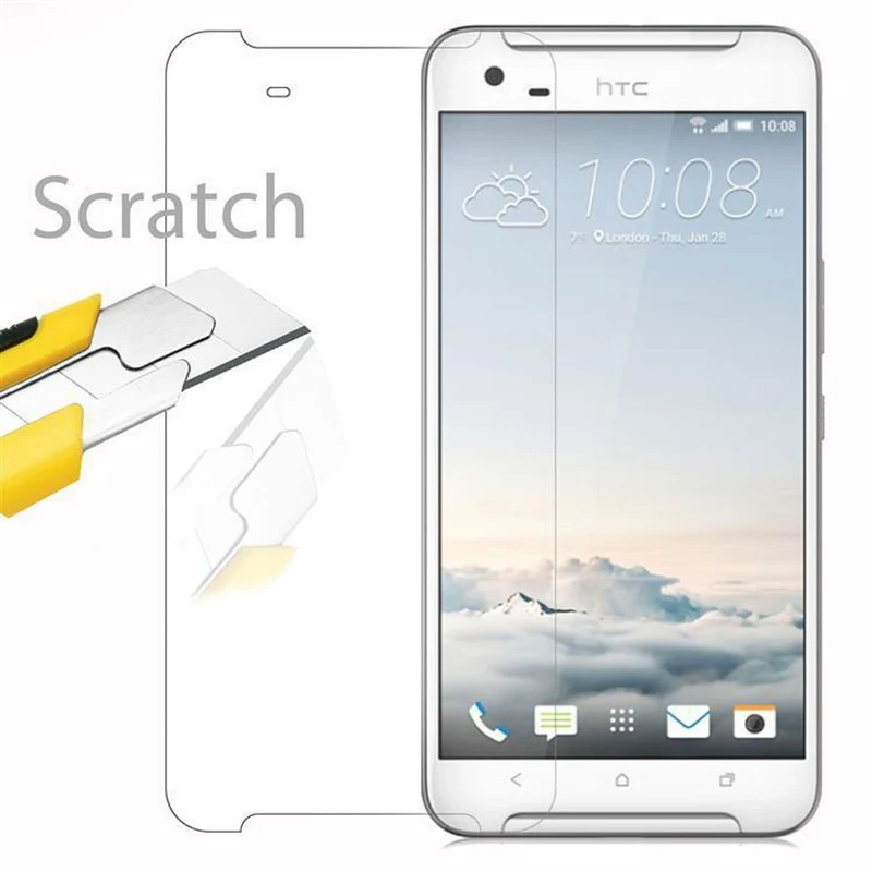 Cadorabo Panzer Folie kompatibel mit HTC ONE X9 - Schutzfolie Gehärtetes (Tempered) Display-Schutzglas in 9H Härte mit 3D Touch Kompatibilität