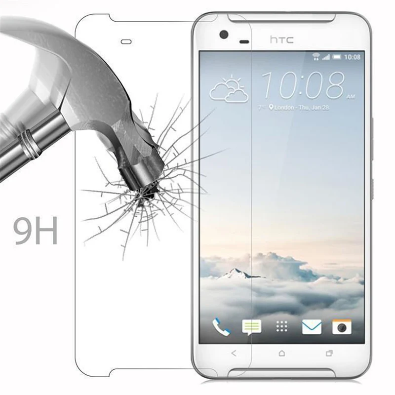 Cadorabo Panzer Folie kompatibel mit HTC ONE X9 - Schutzfolie Gehärtetes (Tempered) Display-Schutzglas in 9H Härte mit 3D Touch Kompatibilität