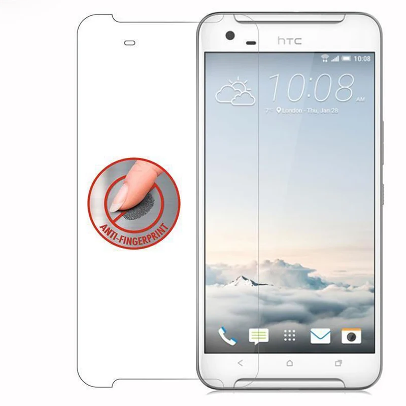 Cadorabo Panzer Folie kompatibel mit HTC ONE X9 - Schutzfolie Gehärtetes (Tempered) Display-Schutzglas in 9H Härte mit 3D Touch Kompatibilität
