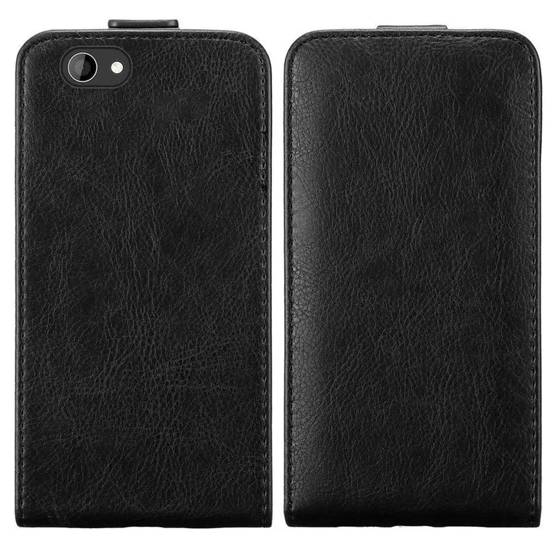 Cadorabo Hülle kompatibel mit WIKO HIGHWAY Schutzhülle im Flip Design aus glattem Kunstleder