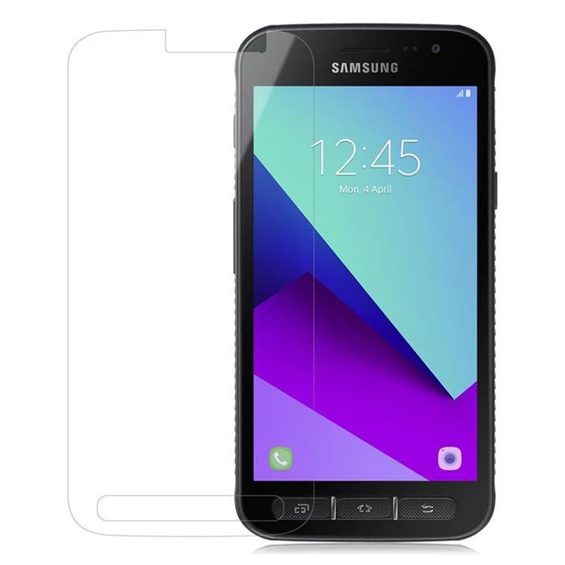 Cadorabo Panzer Folie kompatibel mit Samsung Galaxy XCover 4 / XCover 4s - Schutzfolie Gehärtetes (Tempered) Display-Schutzglas in 9H Härte mit 3D Touch Kompatibilität