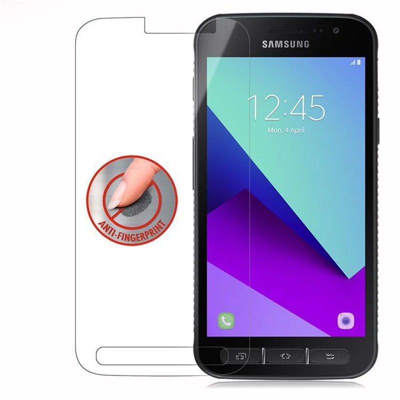 Cadorabo Panzer Folie kompatibel mit Samsung Galaxy XCover 4 / XCover 4s - Schutzfolie Gehärtetes (Tempered) Display-Schutzglas in 9H Härte mit 3D Touch Kompatibilität