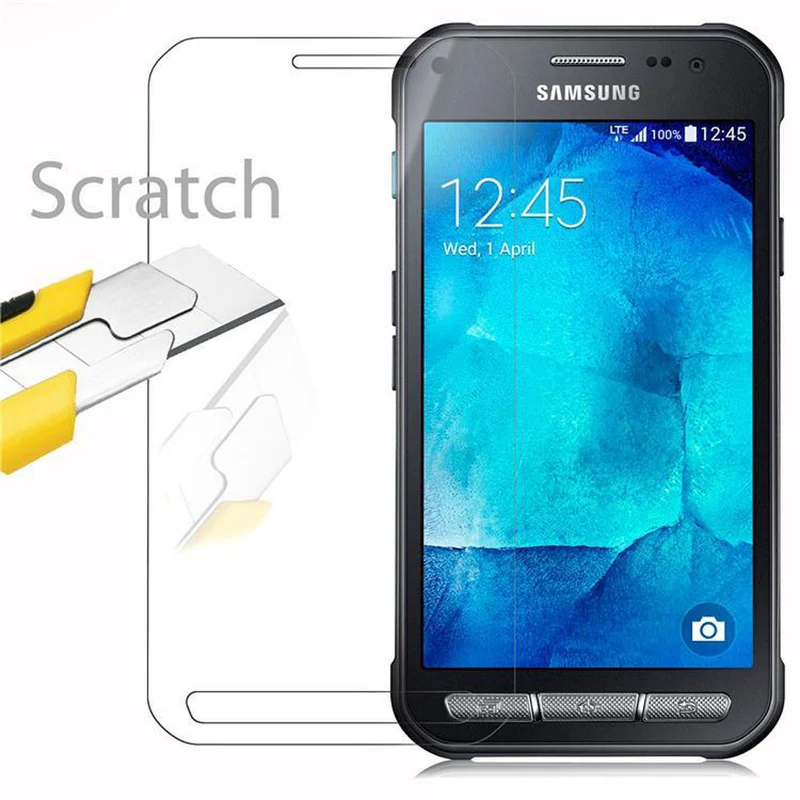 Cadorabo Panzer Folie kompatibel mit Samsung Galaxy XCover 3 - Schutzfolie Gehärtetes (Tempered) Display-Schutzglas in 9H Härte mit 3D Touch Kompatibilität